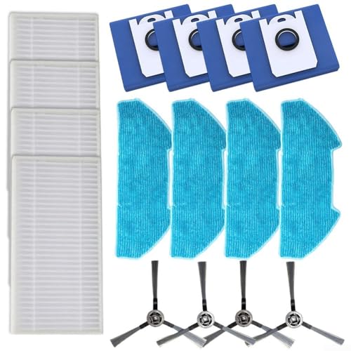 Staubsaugerteile, Bürstenfilter, Staubbeutel-Set für bOb-Sweep für Dustin für Ultra-Vision für RC400 Roboter-Staubsauger, Hauptmopptuch, Staubbeutel, Seitenbürste Staubsaugerteile, Bürstenfilter, Staubbeutel-Set für bOb-Sweep für Dustin für Ultra-Vision für RC400 Roboter-Staubsauger, Hauptmopptuch, Staubbeutel, Seitenbürste von BUSSNISS