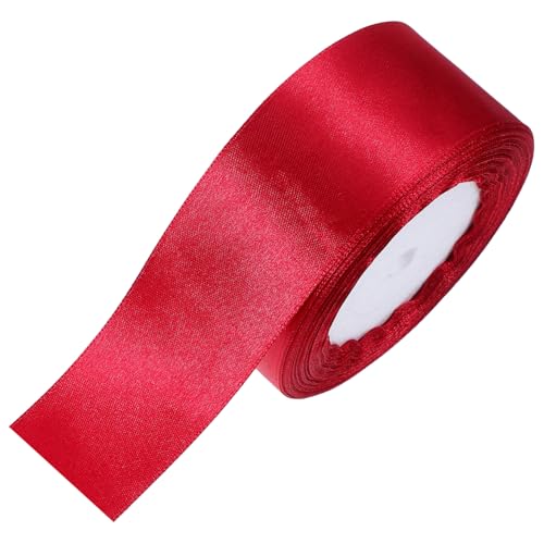 BUTIFULSIC 1 Rolle Geschenkband Weinrot Breites Polyesterband für Diy Bastelprojekte und Feiertagsdekorationen Yards Verpackungen und Schleifen BUTIFULSIC 1 Rolle Geschenkband Weinrot Breites Polyesterband für Diy Bastelprojekte und Feiertagsdekorationen Yards Verpackungen und Schleifen von BUTIFULSIC