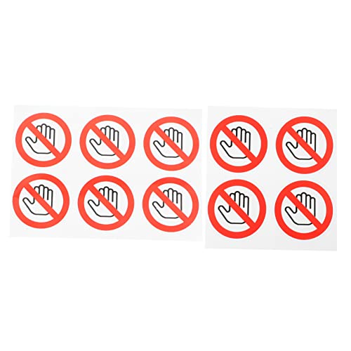 BUTIFULSIC 10 Stück Berühren Aufkleber Sicherheitswarnung für Gefährliche Geräte Selbstklebende Vinyletiketten Durchmesser für Industrie und Laboranwendungen BUTIFULSIC 10 Stück Berühren Aufkleber Sicherheitswarnung für Gefährliche Geräte Selbstklebende Vinyletiketten Durchmesser für Industrie und Laboranwendungen von BUTIFULSIC
