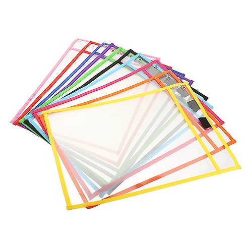 BUTIFULSIC 10Stücke Pack Transparente Dry Erase Taschen für Schüler Wiederverwendbare Blattschutzhüllen für Tägliche Nutzung Gute Langlebig und Leicht zu Reinigen BUTIFULSIC 10Stücke Pack Transparente Dry Erase Taschen für Schüler Wiederverwendbare Blattschutzhüllen für Tägliche Nutzung Gute Langlebig und Leicht zu Reinigen von BUTIFULSIC
