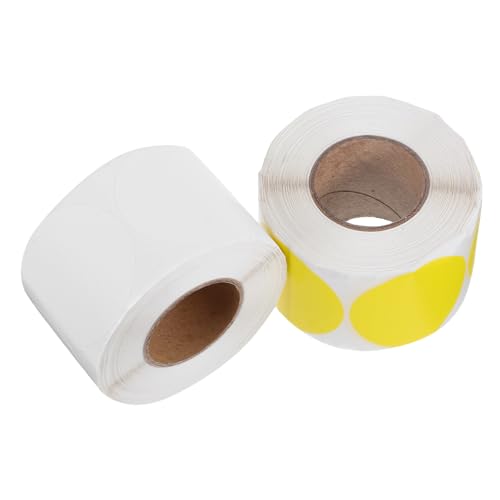BUTIFULSIC 2 Rollen Selbstklebende Runde für Thermodrucker Kreisförmige Aufkleber für Geschenkverpackungen von BUTIFULSIC