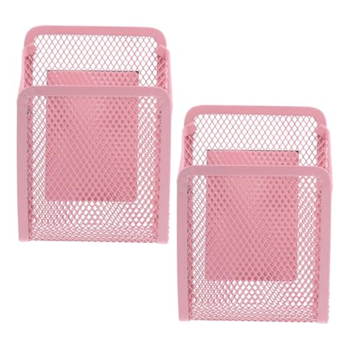 BUTIFULSIC 2 Stück Stifte-aufbewahrungskörbe Aus Netzstoff – Rosa, Magnetischer Schreibtisch-organizer, Stifthalter Aus Metall Für Whiteboard, Kühlschrank, Schließfach Und Büro BUTIFULSIC 2 Stück Stifte-aufbewahrungskörbe Aus Netzstoff – Rosa, Magnetischer Schreibtisch-organizer, Stifthalter Aus Metall Für Whiteboard, Kühlschrank, Schließfach Und Büro von BUTIFULSIC