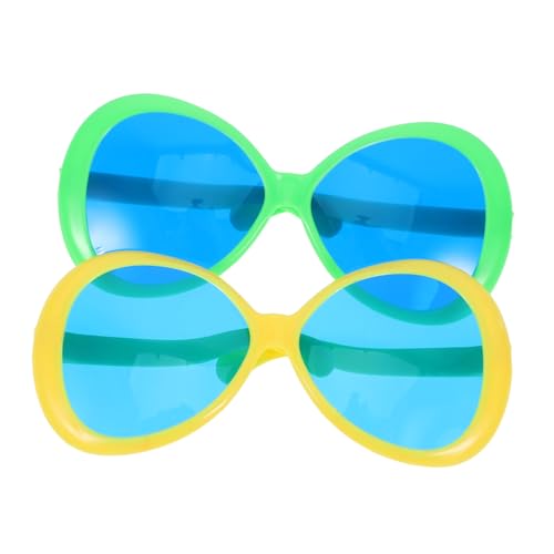 BUTIFULSIC 2 Stücke Teiliges Hawaiianische Riesen Sonnenbrillen Tropisches Partyzubehör Leichte Tragbare Spaßbrillen für Strand Pool und Themenpartys Bunte Foto Requisiten BUTIFULSIC 2 Stücke Teiliges Hawaiianische Riesen Sonnenbrillen Tropisches Partyzubehör Leichte Tragbare Spaßbrillen für Strand Pool und Themenpartys Bunte Foto Requisiten von BUTIFULSIC
