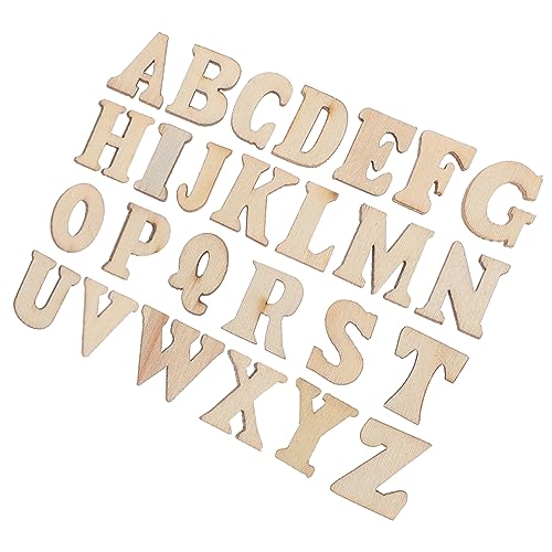 BUTIFULSIC 200 Stück Diy Holzbuchstaben Teiliges Natürlichem Holz für Bastelprojekte Kreative und Scrapbooking Dekorationen Geeignet für Kunsthandwerk BUTIFULSIC 200 Stück Diy Holzbuchstaben Teiliges Natürlichem Holz für Bastelprojekte Kreative und Scrapbooking Dekorationen Geeignet für Kunsthandwerk von BUTIFULSIC