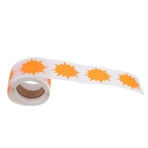 BUTIFULSIC 200 Stück Leuchtende Burst Design für Garagenverkauf und Einzelhandel Fluoreszierende Orangefarbene Preisetiketten für Kreative Projekte und Verkaufsaktionen BUTIFULSIC 200 Stück Leuchtende Burst Design für Garagenverkauf und Einzelhandel Fluoreszierende Orangefarbene Preisetiketten für Kreative Projekte und Verkaufsaktionen von BUTIFULSIC
