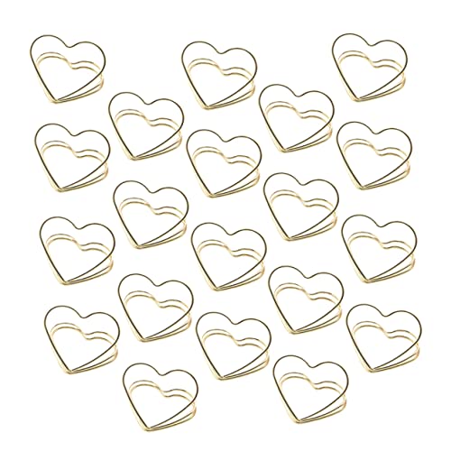 BUTIFULSIC 20Stücke Metall Liebesform Memo Clips für Namenskarten Tischkartenhalter Kreative Klemmen für Hochzeiten Partys und Dekorationen Sicher und Elegant BUTIFULSIC 20Stücke Metall Liebesform Memo Clips für Namenskarten Tischkartenhalter Kreative Klemmen für Hochzeiten Partys und Dekorationen Sicher und Elegant von BUTIFULSIC