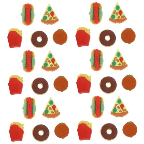BUTIFULSIC 50 Stück Mini-essen-radiergummis Für Kinder, Cartoon-hamburger, Hot Dog, Pommes Frites, Radiergummis Für Den Schreibtisch, Haustiere Für Schulpartys, Belohnungen Im Klassenzimmer, BUTIFULSIC 50 Stück Mini-essen-radiergummis Für Kinder, Cartoon-hamburger, Hot Dog, Pommes Frites, Radiergummis Für Den Schreibtisch, Haustiere Für Schulpartys, Belohnungen Im Klassenzimmer, von BUTIFULSIC