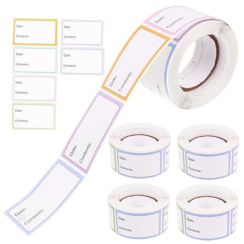 BUTIFULSIC 5Rollen Sichere Lebensmittelaufkleber für Büro Praktische für Gefrorene Lebensmittel und Selbstklebend für Bestandsmarkierung BUTIFULSIC 5Rollen Sichere Lebensmittelaufkleber für Büro Praktische für Gefrorene Lebensmittel und Selbstklebend für Bestandsmarkierung von BUTIFULSIC