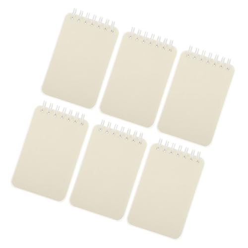 BUTIFULSIC 6 Stück Kleinspiralnotizbuch Liniert Handlich und Leicht für Schule und Büro Praktisch Notieren Skizzieren und Organisieren von BUTIFULSIC