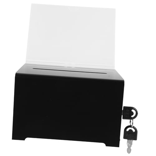 BUTIFULSIC Abschließbare Spendenbox mit Schloss Transparente Wahlurne für Faire Abstimmungen Vielseitig Einsetzbar für Briefe Geld und Kommentare BUTIFULSIC Abschließbare Spendenbox mit Schloss Transparente Wahlurne für Faire Abstimmungen Vielseitig Einsetzbar für Briefe Geld und Kommentare von BUTIFULSIC