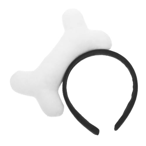 BUTIFULSIC Halloween Stirnband mit Plüsch-knochenmotiv Lustiges Party-haarband für Mädchen Vielseitiges Haaraccessoire für Kostüm Makeup und Festliche Anlässe von BUTIFULSIC