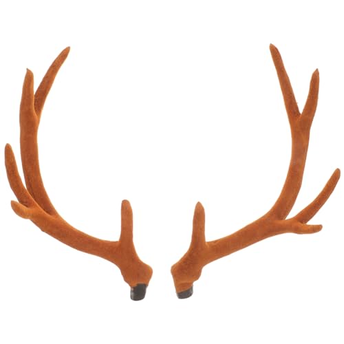 BUTIFULSIC Künstliche Rentiergeweih Braun DIY Haarreif Zubehör Weihnachtsdeko Vielseitig für Fest Fotorequisiten Bastelaccessoires BUTIFULSIC Künstliche Rentiergeweih Braun DIY Haarreif Zubehör Weihnachtsdeko Vielseitig für Fest Fotorequisiten Bastelaccessoires von BUTIFULSIC