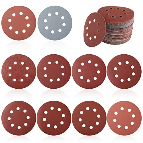 100 StüCk Schleifscheiben 125 Mm Klett Schleifscheiben Schleifpapier 8-Löcher für exzentrische Rundschleifer Verschiedene Körner 80/180/240/320/400/800/1000/1500/2000/3000 100 StüCk Schleifscheiben 125 Mm Klett Schleifscheiben Schleifpapier 8-Löcher für exzentrische Rundschleifer Verschiedene Körner 80/180/240/320/400/800/1000/1500/2000/3000 von BUTORY