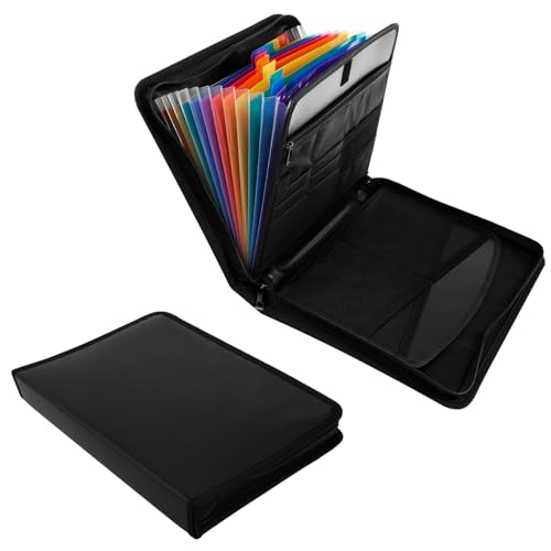 2 Stück FireProof File Organizer Waterefieldatei -Dateien Ordner mit Taschen tragbarer Dokument Organizer Praktischer Dokumentordnerdatei Ordner Datei für Dokumentedateien von BUTORY