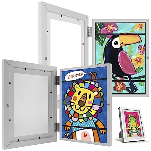 BUTORY 2 Stück Kinder Kunstrahmen Bilderrahmen Kunstfotorahmen für Kinder befüllbar Bilderrahmen Kinderzeichnungen A4 Bilderrahmen Holz Kinder Kunst Rahmen für Aufbewahrung Kinderkunstwerke (Weiß) BUTORY 2 Stück Kinder Kunstrahmen Bilderrahmen Kunstfotorahmen für Kinder befüllbar Bilderrahmen Kinderzeichnungen A4 Bilderrahmen Holz Kinder Kunst Rahmen für Aufbewahrung Kinderkunstwerke (Weiß) von BUTORY