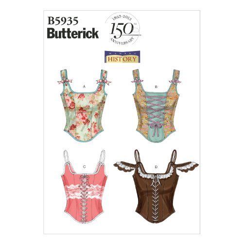 Butterick BTK 5935 D5 (12-14-16-18-20) B5935 Schnittmuster zum Nähen, Elegant, Extravagant, Modisch von Butterick