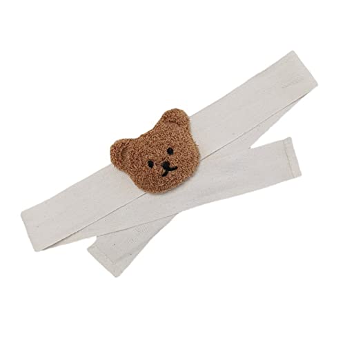 BUUA Vorhang-Krawatte, Motiv Bärenkrawatte, Raffhalter für den Kindergarten (Bär braun) von Beichi