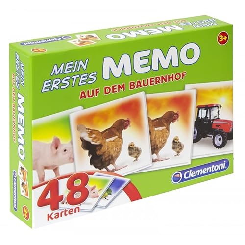 BUZZUFY Memo Mein Erstes Memo auf de Bauernhof 15x20cm (DE) 48 Karten von BUZZUFY