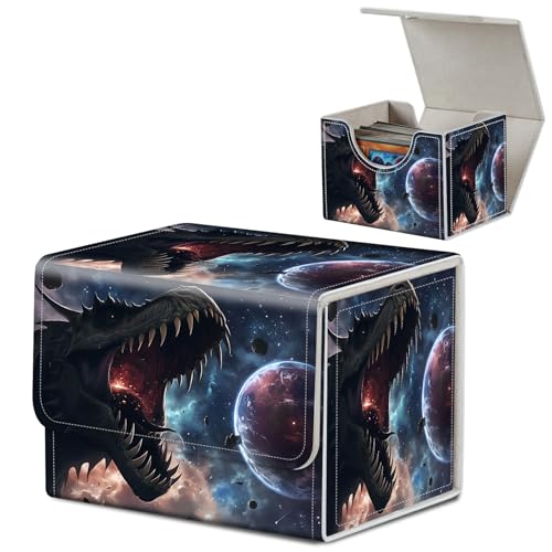 Abyss Mouth Card Deck Box – Große Größe, wasserdichtes PU-Leder, Mikrofaser-Futter, starker Magnetverschluss, passend für 100+ einhüllige Karten, Sammelkarten-Aufbewahrungsbox für MTG, TCG Abyss Mouth Card Deck Box – Große Größe, wasserdichtes PU-Leder, Mikrofaser-Futter, starker Magnetverschluss, passend für 100+ einhüllige Karten, Sammelkarten-Aufbewahrungsbox für MTG, TCG von BVCLKJPOI