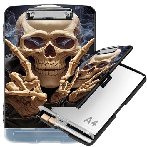 Klemmbrett mit Ablagefach, 21,6 x 27,9 cm Briefgröße, seitliche Öffnung, Klemmbrett mit Stifthalter, hartes tragbares Klemmbrett Organizer für Krankenschwester, Lehrer, Bauunternehmer, Baustelle Klemmbrett mit Ablagefach, 21,6 x 27,9 cm Briefgröße, seitliche Öffnung, Klemmbrett mit Stifthalter, hartes tragbares Klemmbrett Organizer für Krankenschwester, Lehrer, Bauunternehmer, Baustelle von BVCLKJPOI
