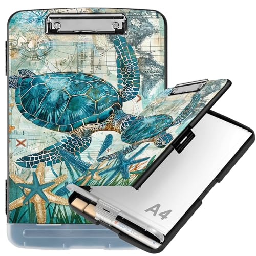 Klemmbrett mit Ablagefach, 21,6 x 28,9 cm, Briefgröße, seitliche Öffnung, Klemmbrett mit Stifthalter, hartes tragbares Klemmbrett Organizer für Krankenschwester, Lehrer, Bauunternehmer, Baustelle Klemmbrett mit Ablagefach, 21,6 x 28,9 cm, Briefgröße, seitliche Öffnung, Klemmbrett mit Stifthalter, hartes tragbares Klemmbrett Organizer für Krankenschwester, Lehrer, Bauunternehmer, Baustelle von BVCLKJPOI