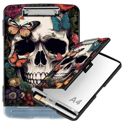 Klemmbrett mit Ablagefach, 21,6 x 28,9 cm, Briefgröße, seitliche Öffnung, Klemmbrett mit Stifthalter, hartes tragbares Klemmbrett Organizer für Krankenschwester, Lehrer, Bauunternehmer, Baustelle Klemmbrett mit Ablagefach, 21,6 x 28,9 cm, Briefgröße, seitliche Öffnung, Klemmbrett mit Stifthalter, hartes tragbares Klemmbrett Organizer für Krankenschwester, Lehrer, Bauunternehmer, Baustelle von BVCLKJPOI