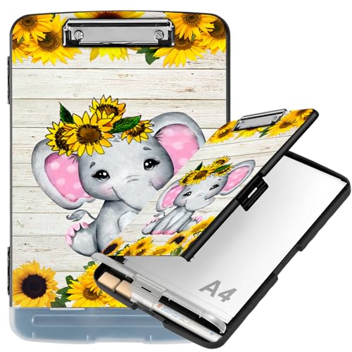 Klemmbrett mit Ablagefach, 21,6 x 28,9 cm, Briefgröße, seitliche Öffnung, Klemmbrett mit Stifthalter, hartes tragbares Klemmbrett Organizer für Krankenschwester, Lehrer, Bauunternehmer, Baustelle Klemmbrett mit Ablagefach, 21,6 x 28,9 cm, Briefgröße, seitliche Öffnung, Klemmbrett mit Stifthalter, hartes tragbares Klemmbrett Organizer für Krankenschwester, Lehrer, Bauunternehmer, Baustelle von BVCLKJPOI