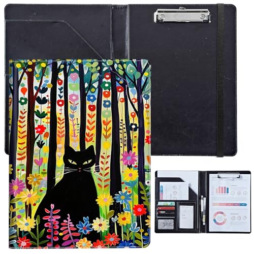 Kunstleder-Portfolio für Damen, Lebenslauf-Mappe für Vorstellungsgespräche, professioneller Business-Organizer mit Dokumentenhalter, Kartenfächern und Stiftschlaufe, passend für Klemmbrett im A4 Kunstleder-Portfolio für Damen, Lebenslauf-Mappe für Vorstellungsgespräche, professioneller Business-Organizer mit Dokumentenhalter, Kartenfächern und Stiftschlaufe, passend für Klemmbrett im A4 von BVCLKJPOI