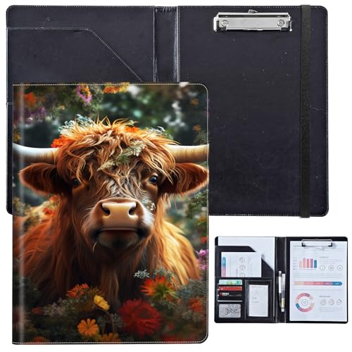 PU-Leder-Portfolio für Damen, Lebenslauf-Mappe für Interviews, professioneller Business-Organizer mit Dokumentenhalter, Kartenfächern und Stiftschlaufe, passend für Klemmbrett im A4-Format PU-Leder-Portfolio für Damen, Lebenslauf-Mappe für Interviews, professioneller Business-Organizer mit Dokumentenhalter, Kartenfächern und Stiftschlaufe, passend für Klemmbrett im A4-Format von BVCLKJPOI