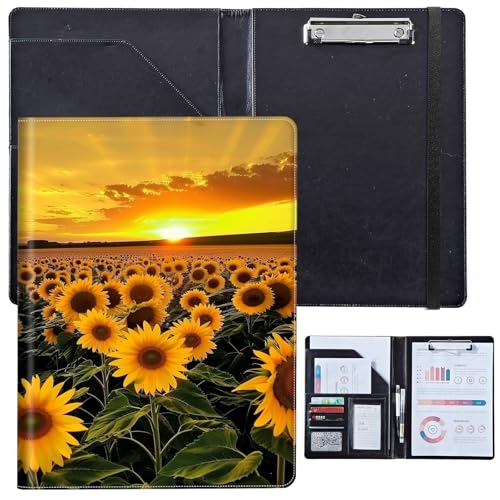 PU-Leder-Portfolio für Damen, Lebenslauf-Mappe für Vorstellungsgespräche, professioneller Business-Organizer mit Dokumentenhalter, Kartenfächern und Stiftschlaufe, passend für Klemmbrett im A4-Format PU-Leder-Portfolio für Damen, Lebenslauf-Mappe für Vorstellungsgespräche, professioneller Business-Organizer mit Dokumentenhalter, Kartenfächern und Stiftschlaufe, passend für Klemmbrett im A4-Format von BVCLKJPOI
