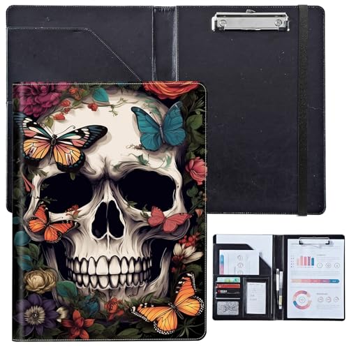 PU-Leder-Portfolio für Damen, Lebenslauf-Mappe für Vorstellungsgespräche, professioneller Business-Organizer mit Dokumentenhalter, Kartenfächern und Stiftschlaufe, passend für Klemmbrett im A4-Format PU-Leder-Portfolio für Damen, Lebenslauf-Mappe für Vorstellungsgespräche, professioneller Business-Organizer mit Dokumentenhalter, Kartenfächern und Stiftschlaufe, passend für Klemmbrett im A4-Format von BVCLKJPOI