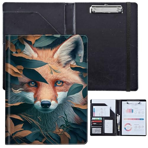 PU-Leder-Portfolio für Damen, Lebenslauf-Mappe für Vorstellungsgespräche, professioneller Business-Organizer mit Dokumentenhalter, Kartenfächern und Stiftschlaufe, passend für Klemmbrett im A4-Format PU-Leder-Portfolio für Damen, Lebenslauf-Mappe für Vorstellungsgespräche, professioneller Business-Organizer mit Dokumentenhalter, Kartenfächern und Stiftschlaufe, passend für Klemmbrett im A4-Format von BVCLKJPOI