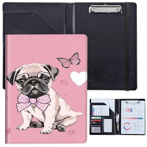 PU-Leder-Portfolio für Damen, Lebenslauf-Mappe für Vorstellungsgespräche, professioneller Business-Organizer mit Dokumentenhalter, Kartenfächern und Stiftschlaufe, passend für Klemmbrett im A4-Format PU-Leder-Portfolio für Damen, Lebenslauf-Mappe für Vorstellungsgespräche, professioneller Business-Organizer mit Dokumentenhalter, Kartenfächern und Stiftschlaufe, passend für Klemmbrett im A4-Format von BVCLKJPOI