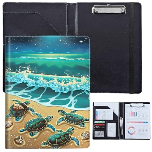 PU-Leder-Portfolio für Damen, Lebenslauf-Mappe für Vorstellungsgespräche, professioneller Business-Organizer mit Dokumentenhalter, Kartenfächern und Stiftschlaufe, passend für Klemmbrett im A4-Format PU-Leder-Portfolio für Damen, Lebenslauf-Mappe für Vorstellungsgespräche, professioneller Business-Organizer mit Dokumentenhalter, Kartenfächern und Stiftschlaufe, passend für Klemmbrett im A4-Format von BVCLKJPOI