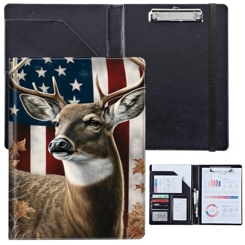 PU-Leder-Portfolio für Damen, Lebenslauf-Mappe für Vorstellungsgespräche, professioneller Business-Organizer mit Dokumentenhalter, Kartenfächern und Stiftschlaufe, passend für Klemmbrett im A4-Format PU-Leder-Portfolio für Damen, Lebenslauf-Mappe für Vorstellungsgespräche, professioneller Business-Organizer mit Dokumentenhalter, Kartenfächern und Stiftschlaufe, passend für Klemmbrett im A4-Format von BVCLKJPOI