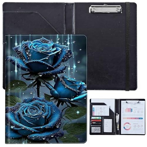 PU-Leder-Portfolio für Damen, Lebenslauf-Mappe für Vorstellungsgespräche, professioneller Business-Organizer mit Dokumentenhalter, Kartenfächern und Stiftschlaufe, passend für Klemmbrett im A4-Format PU-Leder-Portfolio für Damen, Lebenslauf-Mappe für Vorstellungsgespräche, professioneller Business-Organizer mit Dokumentenhalter, Kartenfächern und Stiftschlaufe, passend für Klemmbrett im A4-Format von BVCLKJPOI
