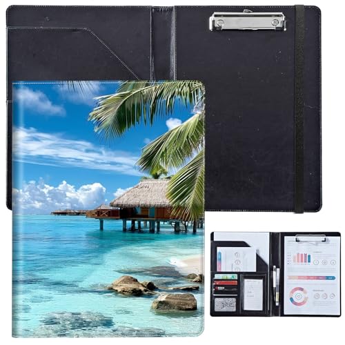 PU-Leder-Portfolio für Damen, Lebenslauf-Portfolio-Ordner für Interviews, professioneller Business-Organizer mit Dokumentenhalter, Kartenfächern und Stiftschlaufe, passend für Klemmbrett im A4-Format PU-Leder-Portfolio für Damen, Lebenslauf-Portfolio-Ordner für Interviews, professioneller Business-Organizer mit Dokumentenhalter, Kartenfächern und Stiftschlaufe, passend für Klemmbrett im A4-Format von BVCLKJPOI