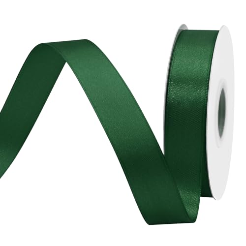 BVIEAKD 26mm breit 45m Long Double Face Forest Green Satin Ribbon Stoffband für Geschenkverpackungen Sehr geeignet für Hochzeiten Dekoration Blumenstrauß Ballons Kunsthandwerk Nähen Haarschleife BVIEAKD 26mm breit 45m Long Double Face Forest Green Satin Ribbon Stoffband für Geschenkverpackungen Sehr geeignet für Hochzeiten Dekoration Blumenstrauß Ballons Kunsthandwerk Nähen Haarschleife von BVIEAKD