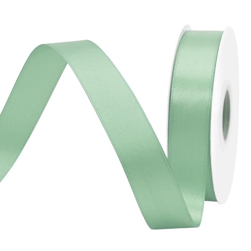 BVIEAKD 26mm breit 45m Long Double Face Sage Green Satin Ribbon Stoffband für Geschenkverpackungen Sehr geeignet für Hochzeiten Dekoration Blumenstrauß Ballons Kunsthandwerk Nähen Haarschleife BVIEAKD 26mm breit 45m Long Double Face Sage Green Satin Ribbon Stoffband für Geschenkverpackungen Sehr geeignet für Hochzeiten Dekoration Blumenstrauß Ballons Kunsthandwerk Nähen Haarschleife von BVIEAKD