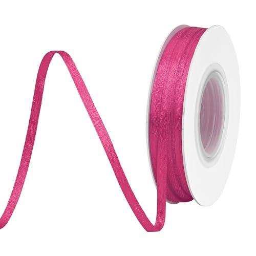 BVIEAKD 3mm breit 45m Long Double Face Rose Satin Ribbon Stoffband für Geschenkverpackungen Sehr geeignet für Hochzeiten Dekoration Blumenstrauß Ballons Kunsthandwerk Nähen Haarschleife BVIEAKD 3mm breit 45m Long Double Face Rose Satin Ribbon Stoffband für Geschenkverpackungen Sehr geeignet für Hochzeiten Dekoration Blumenstrauß Ballons Kunsthandwerk Nähen Haarschleife von BVIEAKD