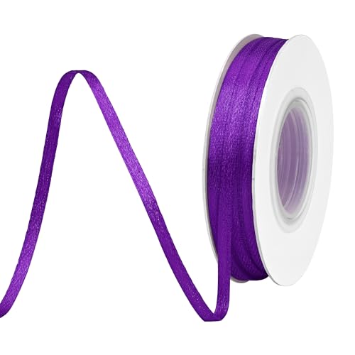 BVIEAKD 3mm breit 45m Long Double Face lila Satin Ribbon Stoffband für Geschenkverpackungen Sehr geeignet für Hochzeiten Dekoration Blumenstrauß Ballons Kunsthandwerk Nähen Haarschleife BVIEAKD 3mm breit 45m Long Double Face lila Satin Ribbon Stoffband für Geschenkverpackungen Sehr geeignet für Hochzeiten Dekoration Blumenstrauß Ballons Kunsthandwerk Nähen Haarschleife von BVIEAKD