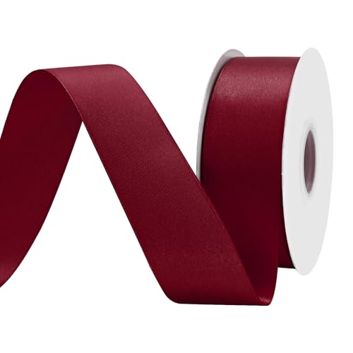 BVIEAKD 40mm breit 45m Long Double Face Burgunderrot Satin Ribbon Stoffband für Geschenkverpackungen Sehr geeignet für Hochzeiten Dekoration Blumenstrauß Ballons Kunsthandwerk Nähen Haarschleife BVIEAKD 40mm breit 45m Long Double Face Burgunderrot Satin Ribbon Stoffband für Geschenkverpackungen Sehr geeignet für Hochzeiten Dekoration Blumenstrauß Ballons Kunsthandwerk Nähen Haarschleife von BVIEAKD