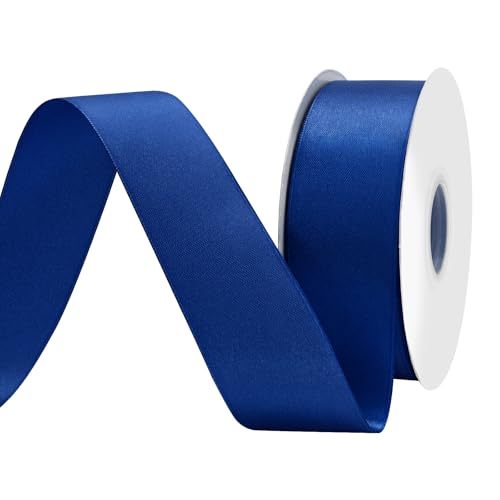 BVIEAKD 40mm breit 45m Long Double Face Marineblau Satin Ribbon Stoffband für Geschenkverpackungen Sehr geeignet für Hochzeiten Dekoration Blumenstrauß Ballons Kunsthandwerk Nähen Haarschleife BVIEAKD 40mm breit 45m Long Double Face Marineblau Satin Ribbon Stoffband für Geschenkverpackungen Sehr geeignet für Hochzeiten Dekoration Blumenstrauß Ballons Kunsthandwerk Nähen Haarschleife von BVIEAKD
