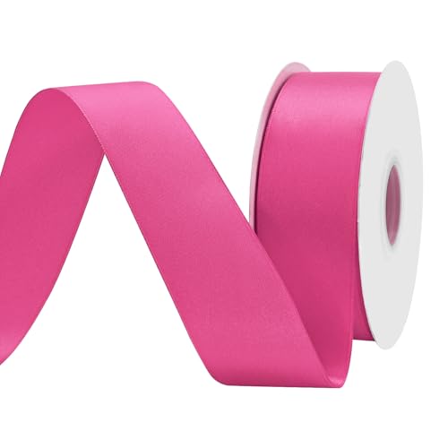 BVIEAKD 40mm breit 45m Long Double Face Rosa Satin Ribbon Stoffband für Geschenkverpackungen Sehr geeignet für Hochzeiten Dekoration Blumenstrauß Ballons Kunsthandwerk Nähen Haarschleife BVIEAKD 40mm breit 45m Long Double Face Rosa Satin Ribbon Stoffband für Geschenkverpackungen Sehr geeignet für Hochzeiten Dekoration Blumenstrauß Ballons Kunsthandwerk Nähen Haarschleife von BVIEAKD
