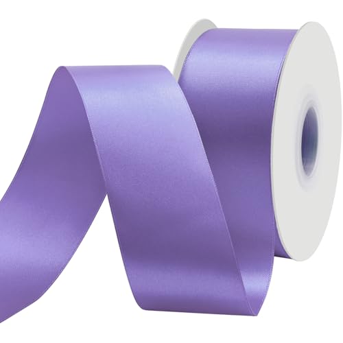 BVIEAKD 53mm breit 45m Long Double Face Helllila Satin Ribbon Stoffband für Geschenkverpackungen Sehr geeignet für Hochzeiten Dekoration Blumenstrauß Ballons Kunsthandwerk Nähen Haarschleife BVIEAKD 53mm breit 45m Long Double Face Helllila Satin Ribbon Stoffband für Geschenkverpackungen Sehr geeignet für Hochzeiten Dekoration Blumenstrauß Ballons Kunsthandwerk Nähen Haarschleife von BVIEAKD