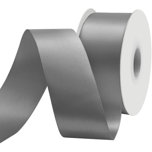 BVIEAKD 53mm breit 45m Long Double Face Silber Satin Ribbon Stoffband für Geschenkverpackungen Sehr geeignet für Hochzeiten Dekoration Blumenstrauß Ballons Kunsthandwerk Nähen Haarschleife Einladung BVIEAKD 53mm breit 45m Long Double Face Silber Satin Ribbon Stoffband für Geschenkverpackungen Sehr geeignet für Hochzeiten Dekoration Blumenstrauß Ballons Kunsthandwerk Nähen Haarschleife Einladung von BVIEAKD