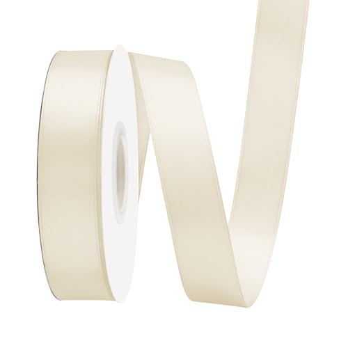 BVIEAKD Doppelseitiges Satinband für Geschenkverpackungen, Hochzeiten, Dekoration, Blumenstrauß, Luftballons, Kunsthandwerk, Nähen, Haarschleife, Einladung, 2,5 cm breit, 45,7 m BVIEAKD Doppelseitiges Satinband für Geschenkverpackungen, Hochzeiten, Dekoration, Blumenstrauß, Luftballons, Kunsthandwerk, Nähen, Haarschleife, Einladung, 2,5 cm breit, 45,7 m von BVIEAKD