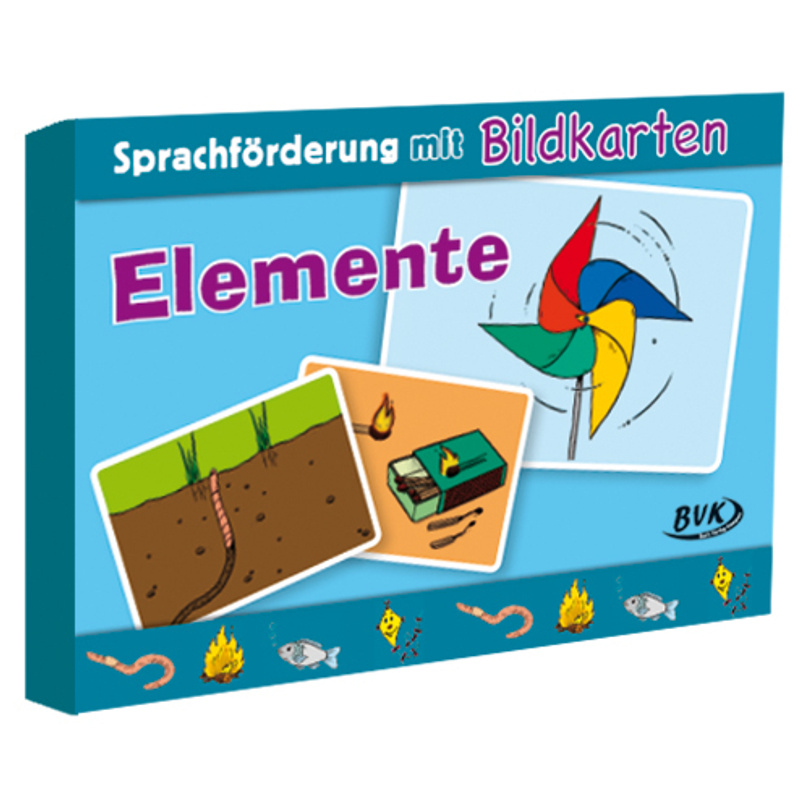 Sprachförderung Mit Bildkarten "Elemente" - Christiane Stedeler-Gabriel, Box von BVK Buch Verlag Kempen