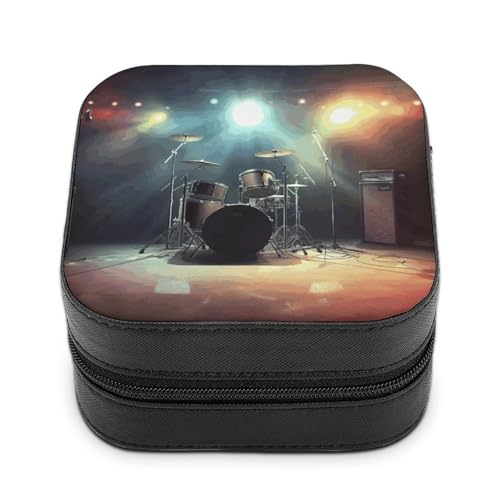 BVKWNTSA Hochwertige Rockband Stage1 bedruckte Schmuckschatulle für Reisende, kleine und praktische Schmuckaufbewahrung, einfach zu tragen von BVKWNTSA