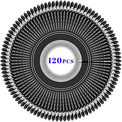 Bis Zu 300 Stück Personalisierbarer Kugelschreiber, Personalisierter Metall Stift mit Stylus, Kugelschreiber mit Namen, Logo, Nachricht Gravur Geschenk für Frauen Männer-120 Stück von BVlleorueoi